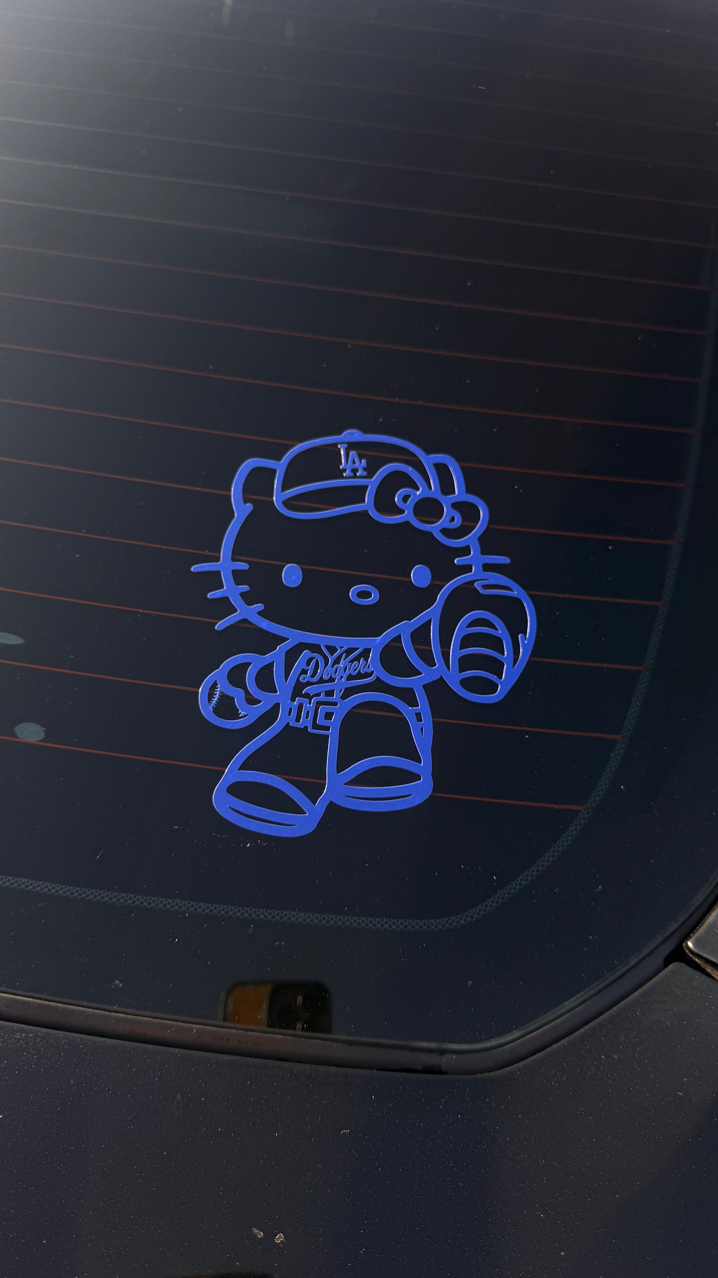 Baseball Kitty Car / Window Decal