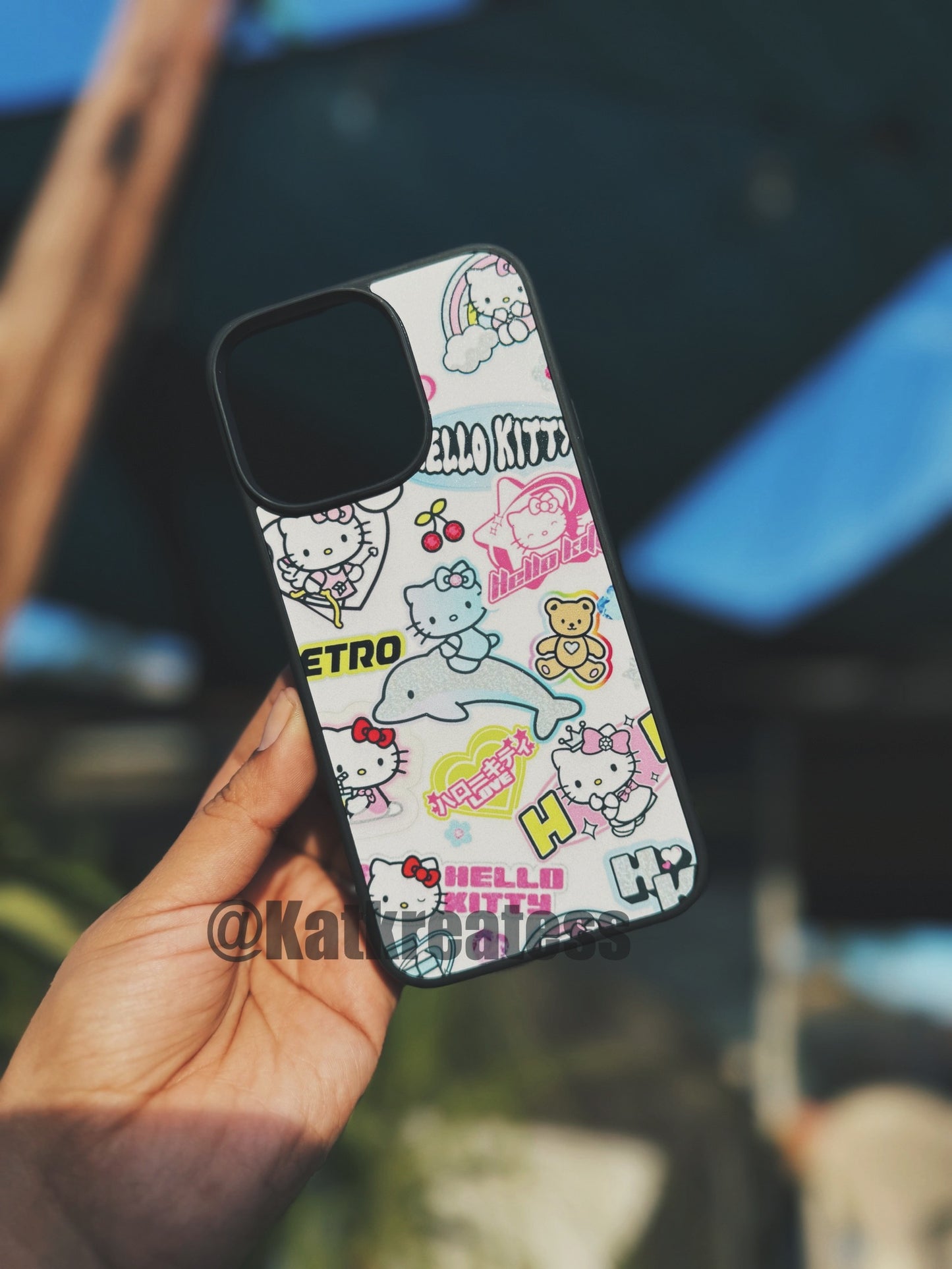 Sticker Kitty Phone Case