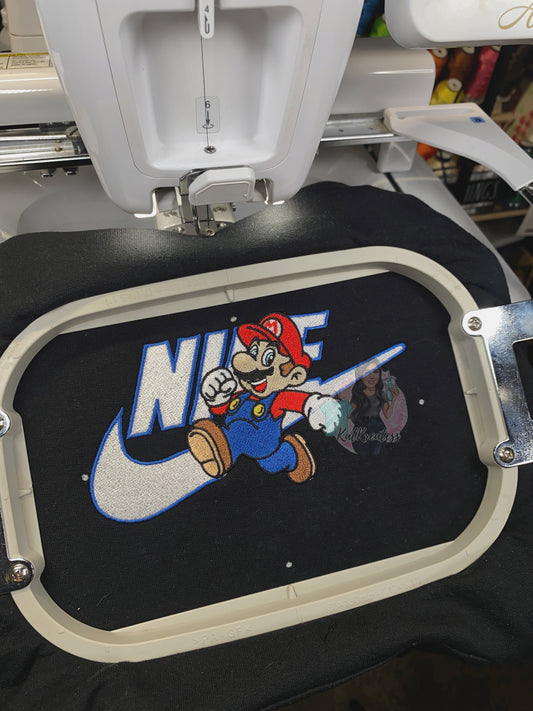 Mario Embroidered Sweatshirt